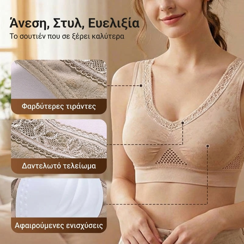 👙TRIAUMPH✨Ženski bešavni čipkasti grudnjak s visokom potporom