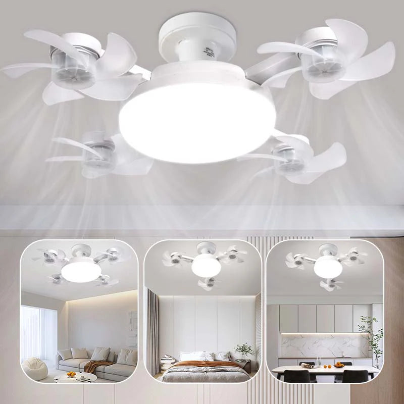 🌀 50% popusta💥Stropni ventilator s LED lampom i daljinskim upravljačem