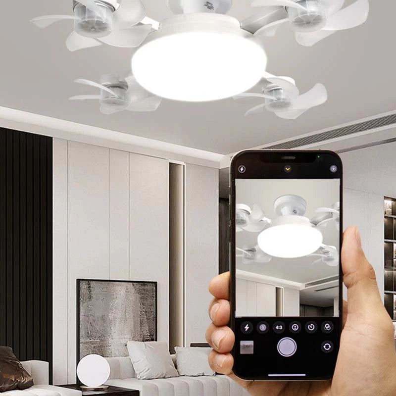 🌀 50% popusta💥Stropni ventilator s LED lampom i daljinskim upravljačem