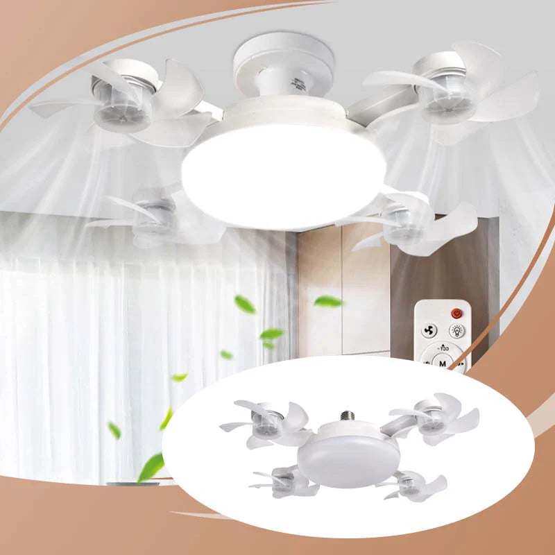 🌀 50% popusta💥Stropni ventilator s LED lampom i daljinskim upravljačem