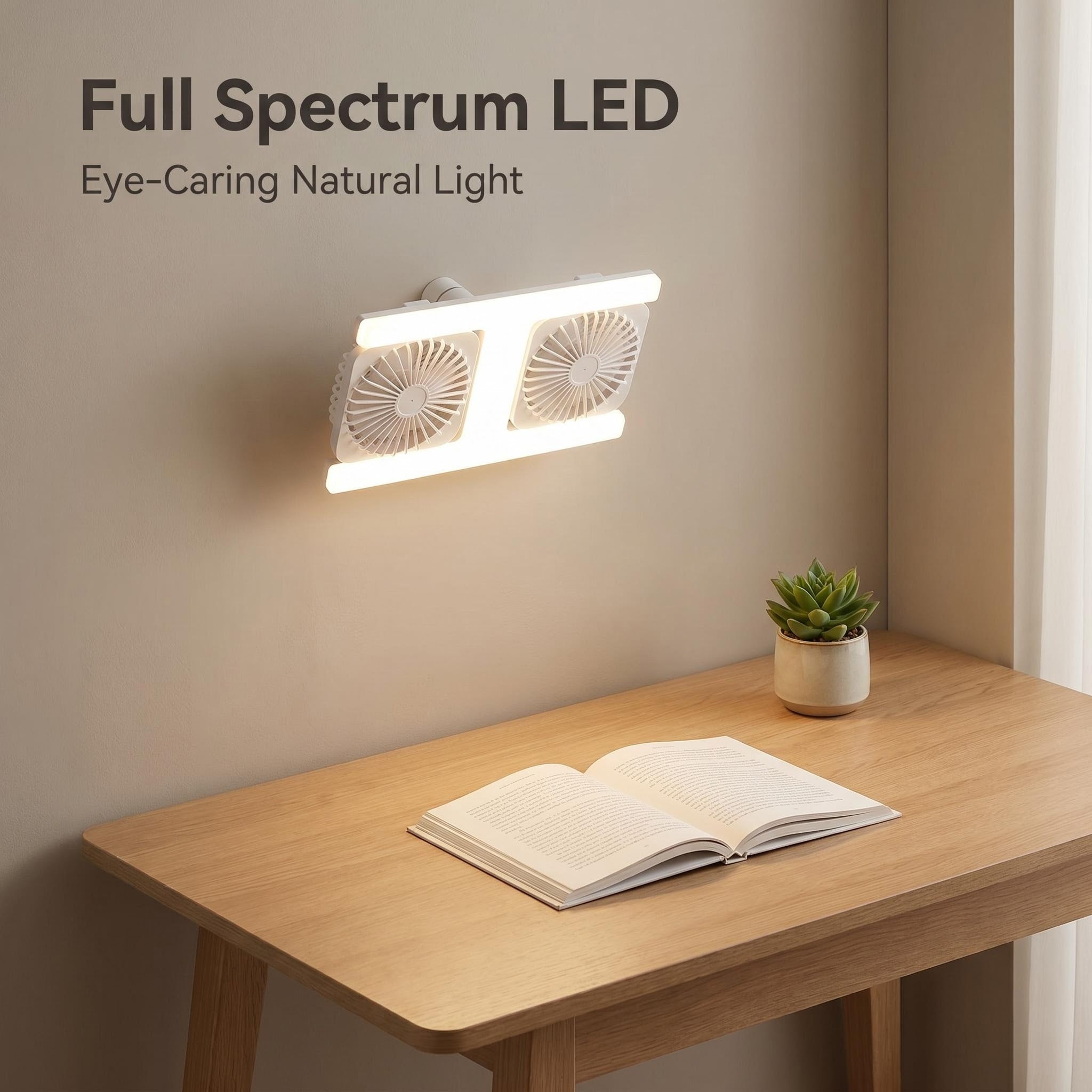 Moderni LED stropni ventilator sa svjetlom 2 u 1 - s daljinskim upravljačem ❄️💡🌀🏠