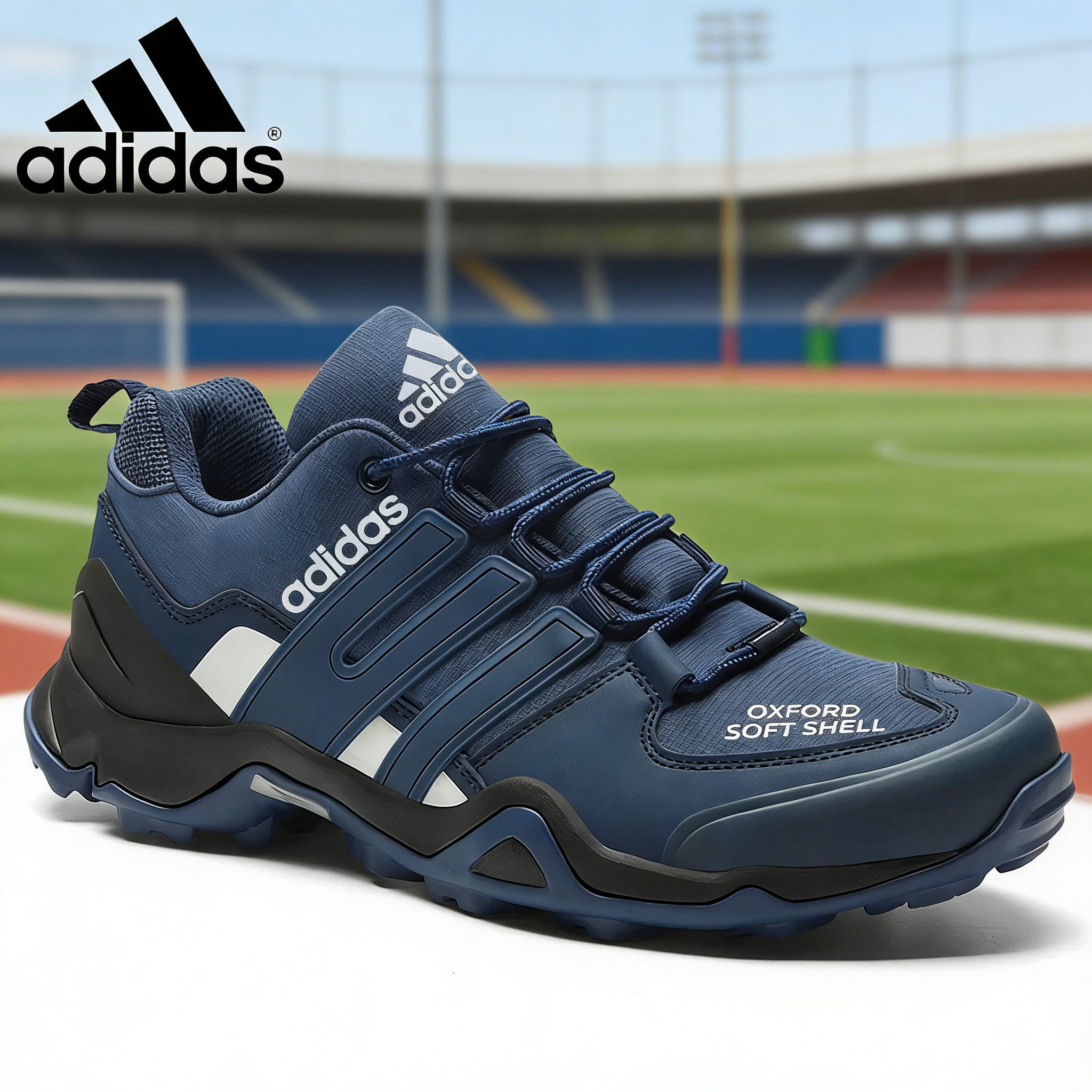 Μπότες πεζοπορίας adidas Oxford Soft Shell με αντιολισθητική σόλα