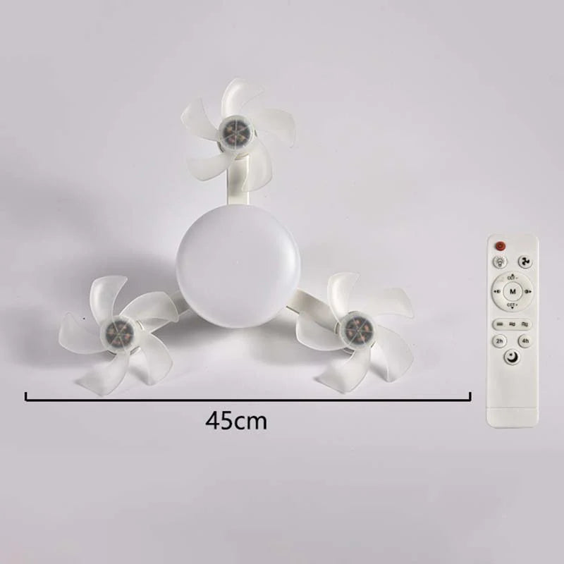 🌀 50% popusta💥Stropni ventilator s LED lampom i daljinskim upravljačem