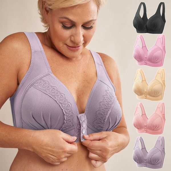 👙Triumph🔥Kupite 2, dobijte 2 gratis🔥Prozračni pamučni grudnjak s kopčanjem na gumbe sprijeda